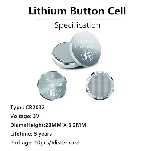 Batería de Litio CR2032 en Pack de 10, 3V miniatura 2