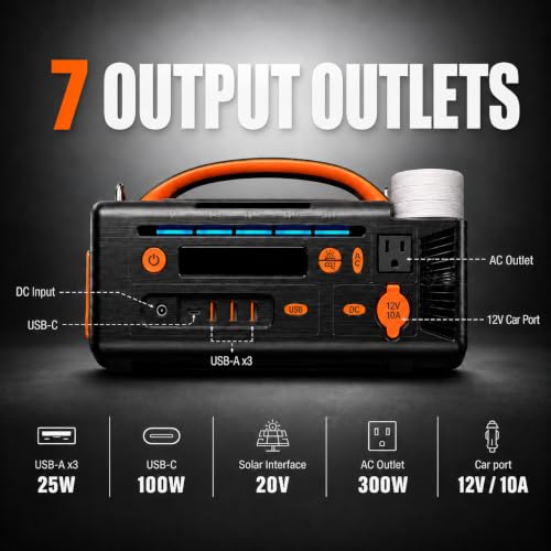 Portable Power Station 300W 296Wh - image 6