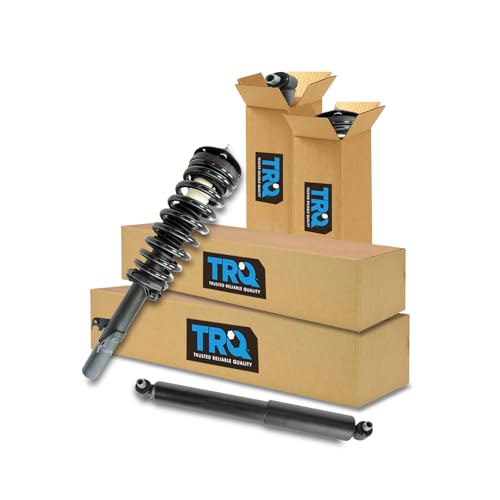 Image of TRQ Complete Strut Assembly & Shock Absorber Kit Shock & Spring Strut Assembly Compatible with 2006-2009 Ford Fusion 2007-2009 Lincoln MKZ 2006 Zephyr Mercury Milan