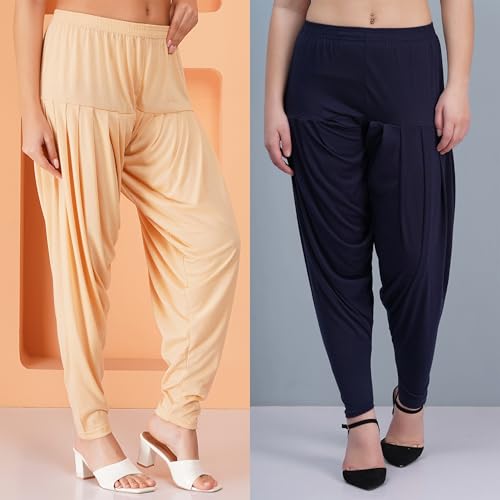 Image of Buy That Trendz Patiala Salwar for Women Relaxed Fit Viscose Patiyala Salwar Harem Bottom Pants