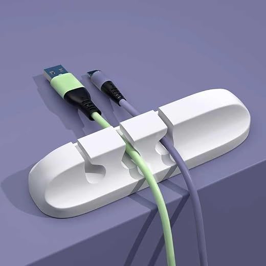 Capybala Cable Organizer, Adorable Animal-Shaped Cable Clips, Desk Cable Management Cord Holder for Home and Office