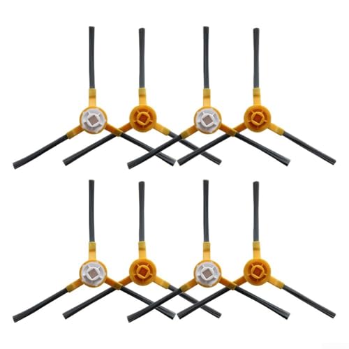 For Honiture Robot Vacuum Cleaner Side Brush Replacement Accessories, 8 Pieces Pack for Supporting Enhanced Cleaning Performance