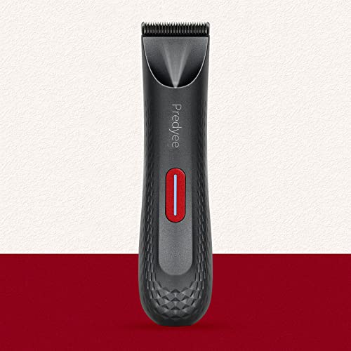 Electric Hair Trimmer for Women,Rechargeable Body Hair Removal for Legs and Underarms, Bikini Trimmer,Waterproof Painless Shaver, Women Electric Razor, Hair Cut Kit, Barber Grooming Set, Red
