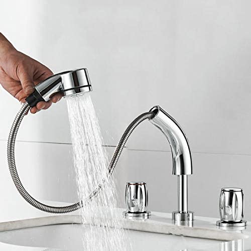 Pomme de douche avec tuyau télescopique pour rénover une salle de bain