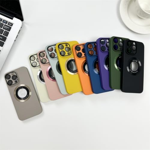 Film objectif et coque antichoc Magsafe noire pour iPhone 14 Pro Max