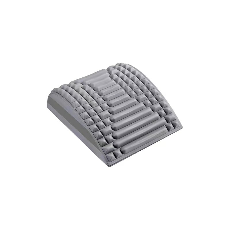 LAHTINew Neck and Back Stretcher for Back Pain Relief Treatment, Chronic Lumbar Support, Herniated Discs, Sciatica, Spinal Stenosis, Posture Correction, Pillow Cushion and Brace Alternatives (Gray)