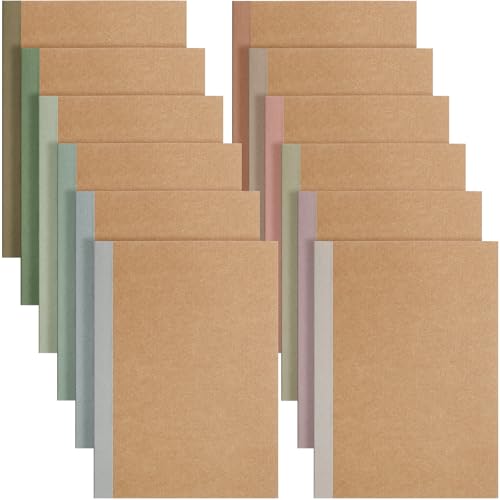 Harloon A5 Composition Notebook Journals Bulk, Vivid Color, 12 Pcs