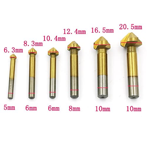 Unifizz Metal Titanium Plated Countersunk Bit Drill Diameter 12.4mm - Image 2
