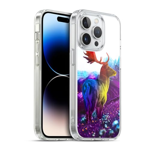 Funda de gel ciervo morado Dave Loblaw para iPhone 13 Pro carcasa flexible 1