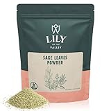 Lily of the Valley Sage Leaf Powder - Ground Dried Sage leaves - Seasoning Herb Spice - No Fillers & No Additives - Great for Cooking - Vegan & Gluten-Free - Packed in Resealable Pouch (4oz, 113g)- Package May Vary
