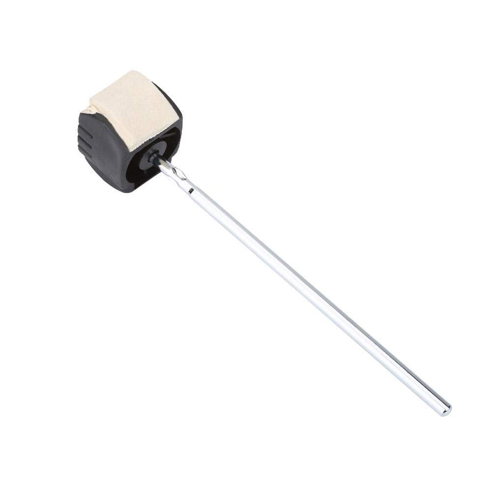 Bnineteenteam Default Bass Drum Beater, Bass Felt Drum Pedal Beater Bass Handle Drum Beater Percussion Instrument Accessory