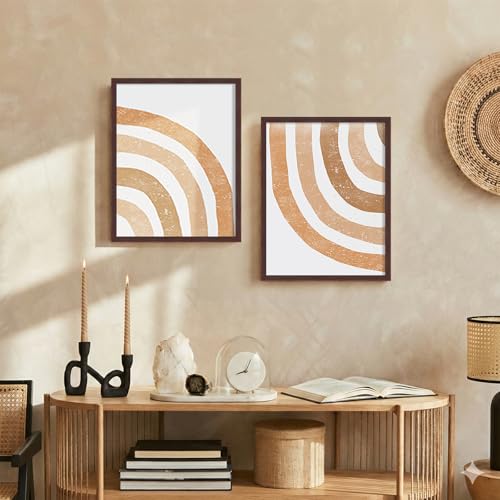 Image of LaVie Home 11x14 Picture Frame for Wall Display, 11x14 Brown Picture Frame with HD Plexiglas, 11 x 14 Poster Frame 1 Pack, Display Frame for Vertical or Horizontal, Classic Collection