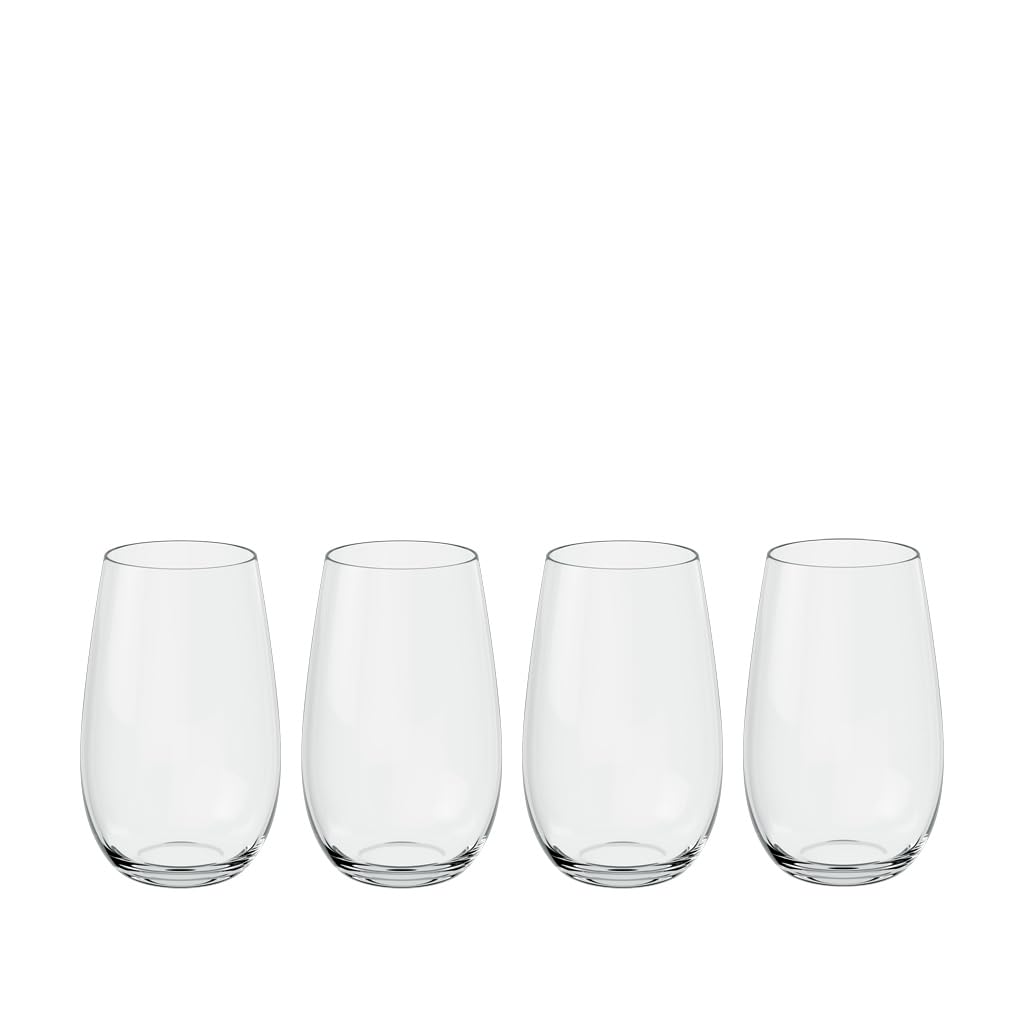 Villeroy & Boch - Entree Highball Glass Set 4 Pieces 300 ml Clear, Dishwasher Safe, Glass Set for Water, Longdrinks or Cocktails, Large Drinking Glasses, Drinkware, Tableware, Crystal Glass