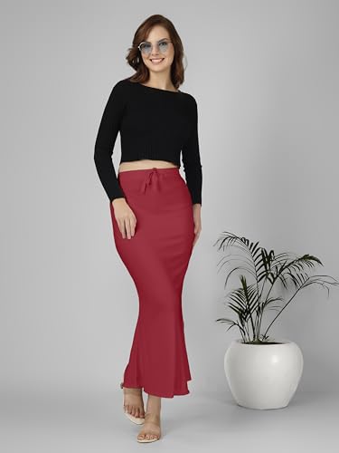 Image of Nexsus Stretchable Saree Shapewear | Petticoat for Women | Cotton Blended | Skirts for Women | Shape Wear Dress for Saree | Available in 80+ Colors and Plus Sizes