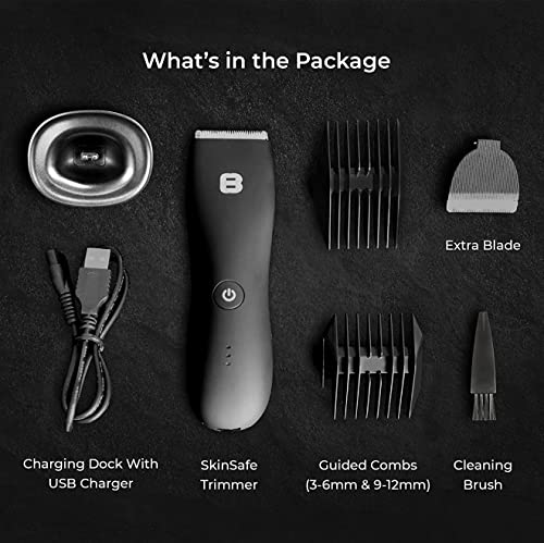The Brandsen Body Hair Trimmer For Men With Extra Ceramic Blade, Ball Trimmer, Electric Below The Belt Shaver, Back Groomer, Genital Shavers, Waterproof Trimmer, Pubic Hair Shaver And Groin Trimmer #TOP3