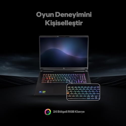 Game Garaj Slayer5 9XL-5090 C1 Intel Ultra 9 275HX 32GB RAM 1TB SSD RTX5090 17" 240Hz QHD+ FreeDOS Oyuncu Laptop - Görsel 7