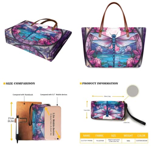 Bolso Tote para mujer con cartera a juego miniatura 3