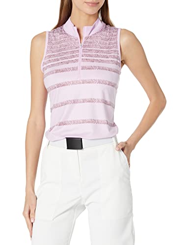 Polo de golf sin mangas de alta calidad para mujer, diseño HRGBN quiet crimson L