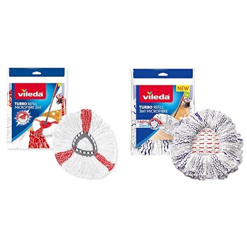 Vileda Zestaw 2produkty Wkład Turbo 2w1 + Wkład Turbo 3w1