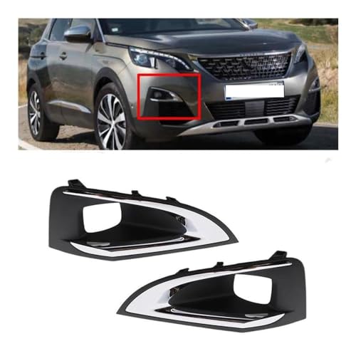 Grille de feu antibrouillard Peugeot 3008 P84 2016-2019 côté gauche et droit avant