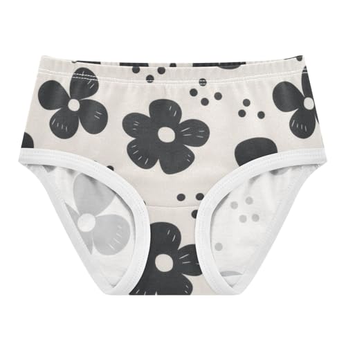 GuoChe Panties Underwear Moisture Wicking Breathable Toddler Underwear for Girls in Sizes 2T,3T, 4T, 5T, 6Y and 8Y