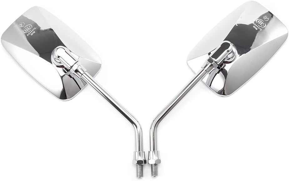 Rectangular Bike Mirror Aluminum Alloy Cycling Reflector Wide Angle Tricycle Quad Motorcycle Scooter Rearview Left Right Mirror