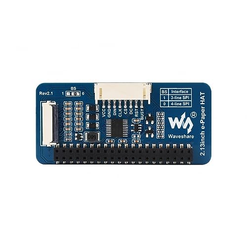 Image of 2.13 Inch E-Paper Display for Raspberry Pi 4B+ 4B 3B+ 3B 2B+ Zero W WH 2W for Arduino Jetson Nano 250x122 Red /Yellow /Black /White SPI Interface
