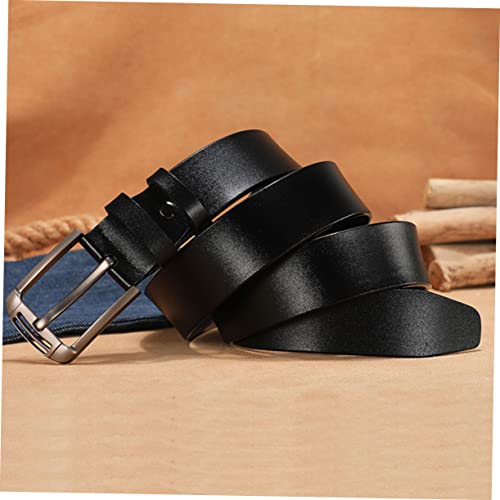 Homoyoyo 1pc Adjustable Leather Belt for Men Casual Design Square Pin Color for Business and Daily Wear Comfortable Fit and Stylish3