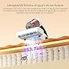 JIGOO Aspiradora de Ácaros con Sensor de Ácaros y Pantalla LED Inteligente, Aspiradora Antiácaros para Colchones con luz UV, Combate Las chinches, Elimina el 99,9% de los alérgenos, Especial #3
