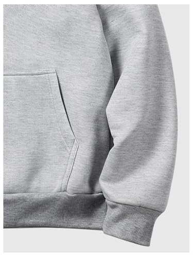 Verdusa Men's Letter Graphic Hoodie Sweatshirts Long Sleeve Pullover Top with Kangaroo Pocket4