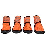 4PCS Pet Shoes Anti - Slip Breathable Dog Boots with...