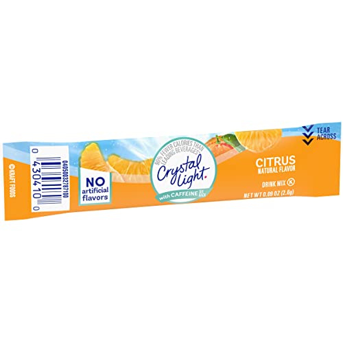 Crystal Light Sugar-Free Energy Citrus On-The-Go Powdered Drink Mix 10 Count ( Packaging May Vary ) #TOP3