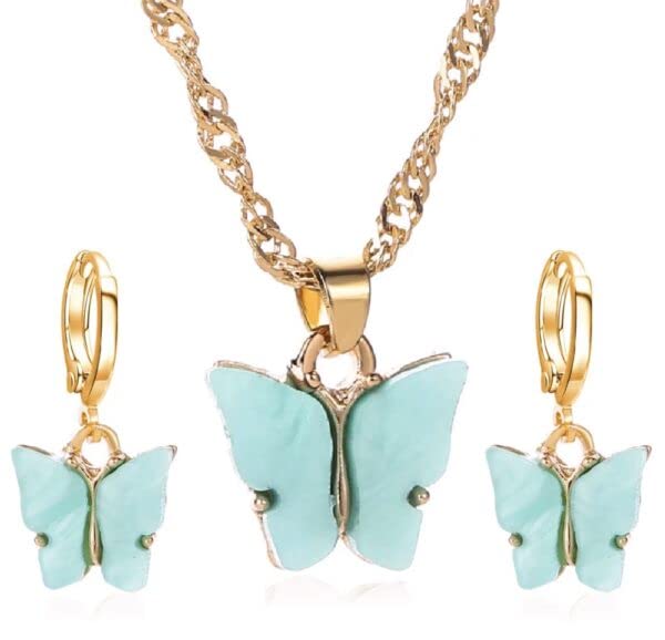 See full amazon price history chart for Maverick Fashion Butterfly Necklace and Earrings Set for Women Girls On Birthday Anniversary Valentine Festive Occasions (BLUE) Maverick Fashion Butterfly Necklace and Earrings Set for Women Girls On Birthday Anniversary Valentine Festive Occasions (BLUE) (B0BHS8LH2Z) Amazon Price History, Amazon Price Tracker