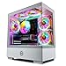 GameMachines Evolv Snow Edition - Gaming PC - AMD Ryzen 7 5700X - GeForce RTX 5060-1TB SSD - 16GB DDR4 - WiFi - Win 11 Pro