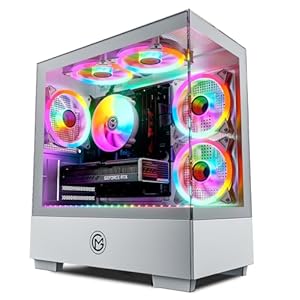 GameMachines Evolv Snow Edition – Gaming PC – AMD Ryzen 7 5700X – GeForce RTX 4060-1TB SSD – 32GB DDR4 – WIFI – Win 11 Pro