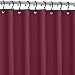 Mildew Free Waterproof Vinyl BURGUNDY Shower Curtain Liner - 70"X72" BURGUNDY