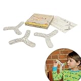 myFibo - My First Boomerang: Kreatives 30er Set für Gruppen zum Bemalen und Spielen - Perfekt für Kinder zum Erlernen des Bumerangwerfens - Fördert Motorik und Kreativität