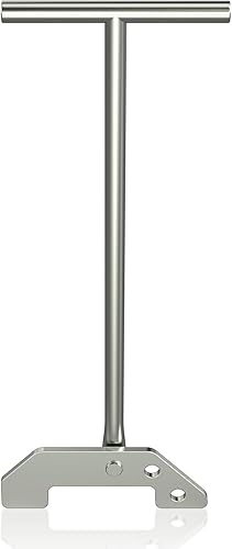 Llave de desatascamiento para triturador de basura, llave de eliminación de basura, herramienta de eliminación de basura plateada, para quitar