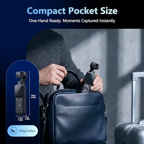 Image of 4K Vlogging Camera, Pocket Digital Camera, 330 Rotating Lens