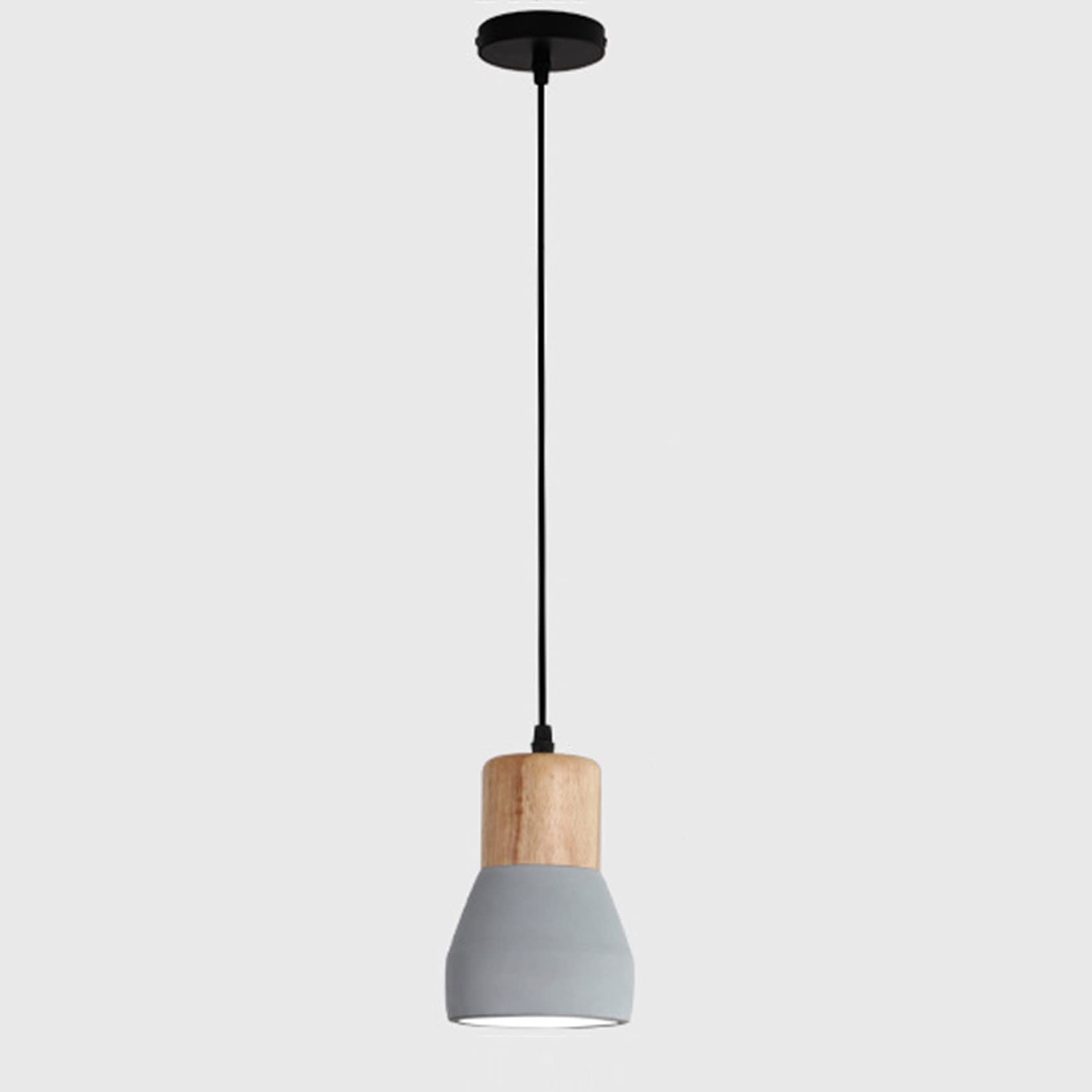 AIBOTY Nordic Cement Creative Chandelier Nostalgic Art Kitchen Island Pendant Lights Foyer Bedside Hanging Lights Restaurant Office Decoration Pendant Lights for Bar Farmhouse Dining Room,Gray