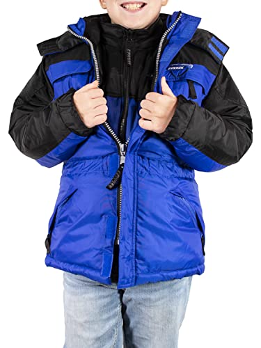 Boys 3in1 Winter Coat Jacket Warm Parka w/Insulated Snow Vest4