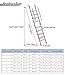 EXCLURA Metal Collapsible Attic Access Ladder, Emergency Fire Climbing Ladders with Mounting Tools, Apartment/Hospital/Warehouse Attic Folding Stairs(9 step-275cm (108.3