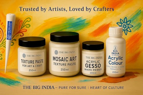 Image of Modeling Paste 250ml - Heavy Body, White Texture Paste for Artists, Canvas, Mixed Media & DIY Art Projects - Quick Dry, Flexible & Crack-Free
