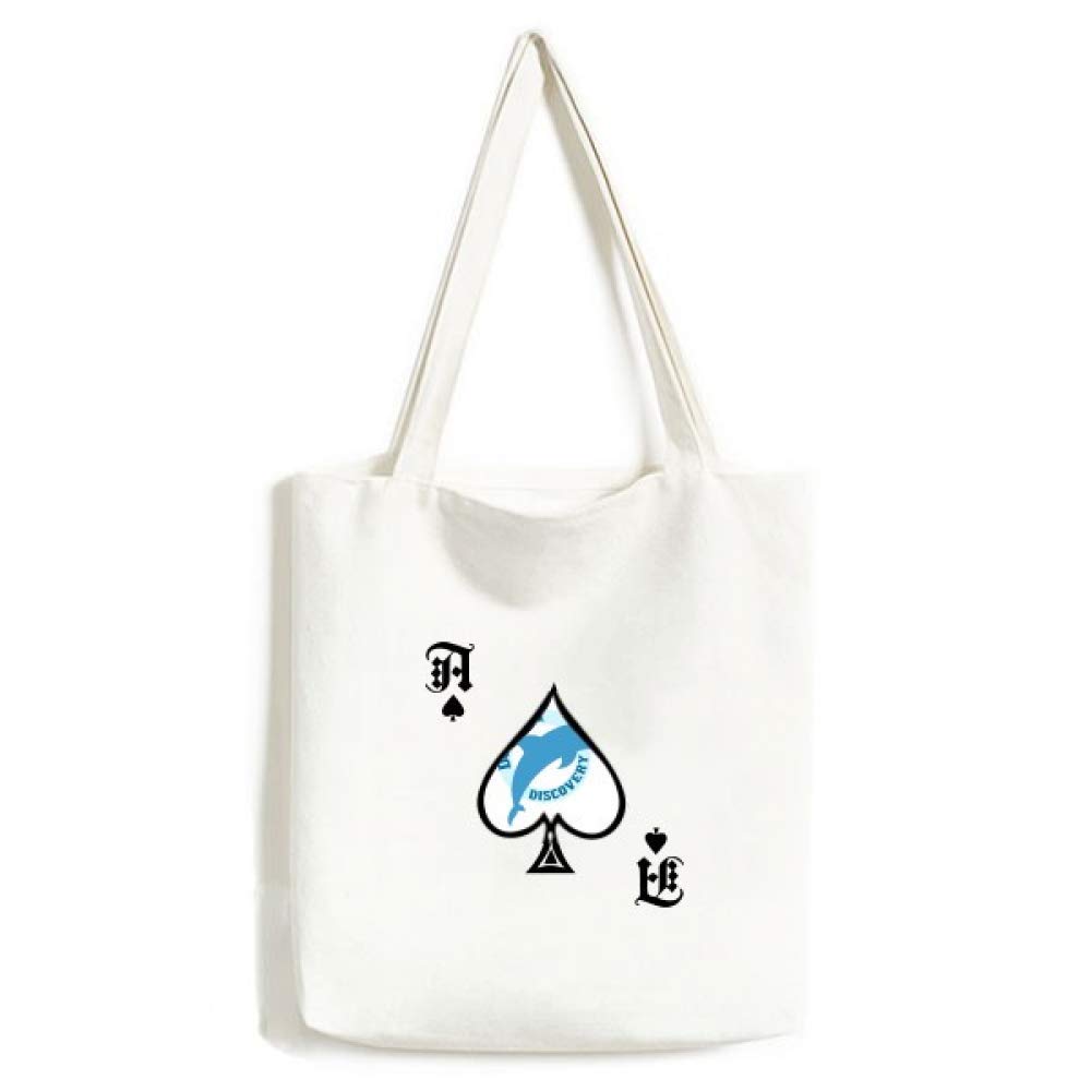 Sac à main dauphin Blue Ocean lavable en tissu
