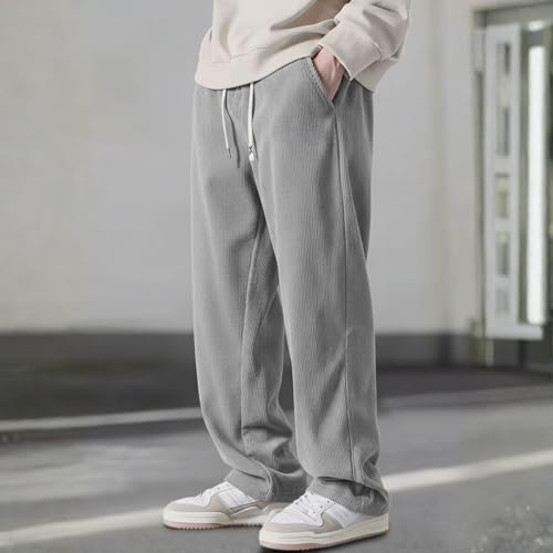 Image of Amazon Brand - INKAST Men Men's Corduroy Casual Trousers Pants