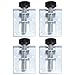 DOITOOL 4PCS Heavy Duty Gambe Livellatore di Livellamento Regolabile Piedi per Mobili, Tavoli, Armadietti, Banco da Lavoro, Scaffalature