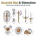 Liberty Imports Medieval Knight in Shining Armor, Kids Crusader Pretend Role Play Plastic Costume Dress Up Cosplay with Toy Swords, Axe, Shield, Weapons & Accessories Playset