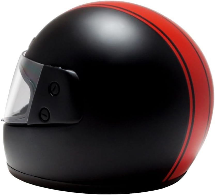Amazon.co.jp: ニスコ(nisco) フルフェイスヘルメット MBK/RD NT-57