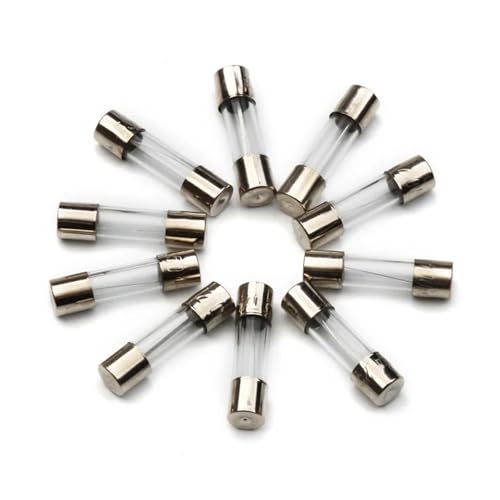 Fusibles rapides en tube de verre 5 x 20 mm avec calibres variés de 0,25A à 20A