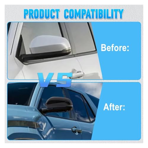 Coque rétroviseur Toyota 4Runner 2025 2026 style carbone noir